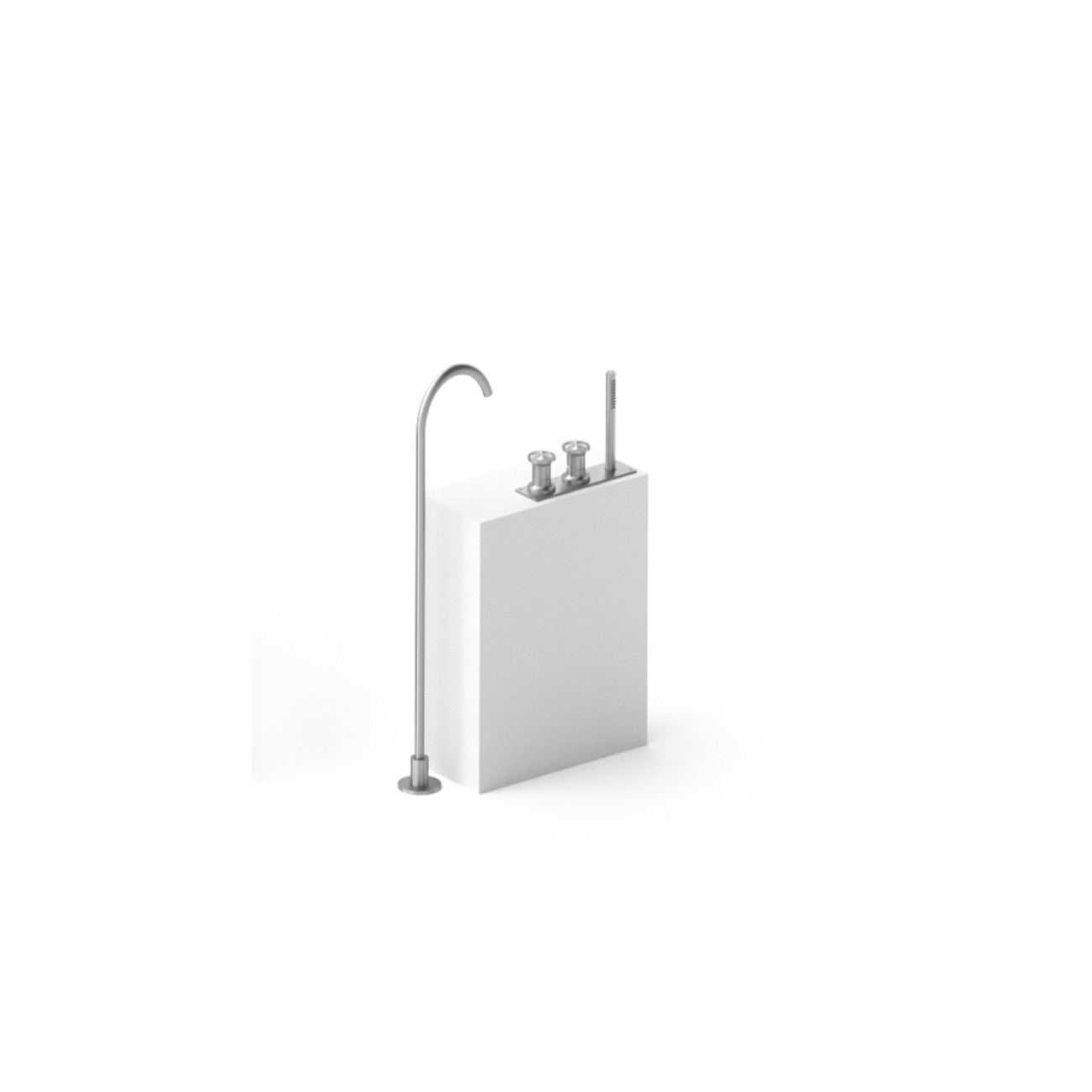 Zazzeri JK21 Mono Mitigeur bain sur gorge avec bec baignoire