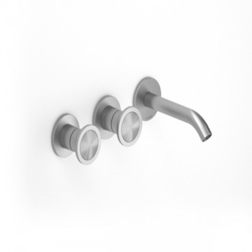 Zazzeri JK21 Built-in washbasin set with handles on the left