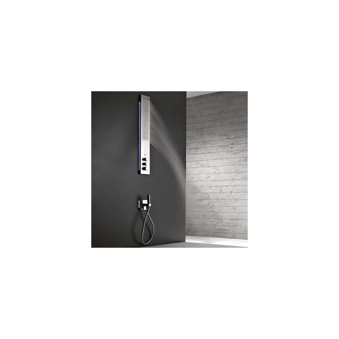 Zazzeri Obliqua Two pieces shower column