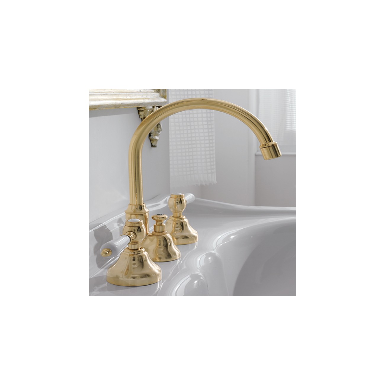 Zazzeri 803 Batteria lavabo con 3 fori