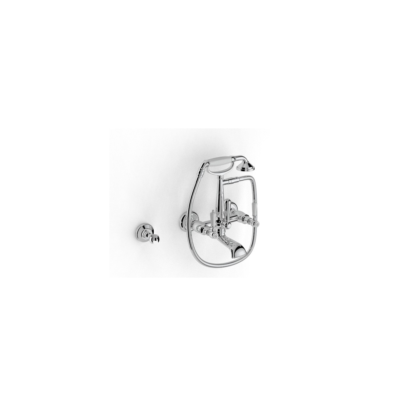 Zazzeri 803 Victoria 3/4 wall mtd bathtub set