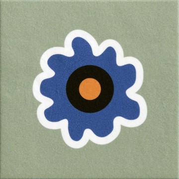 Mutina Mattonelle Margherita Flower Green