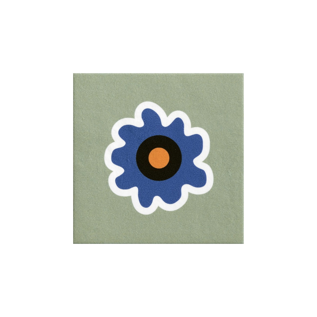 Mutina Mattonelle Margherita Flower Green