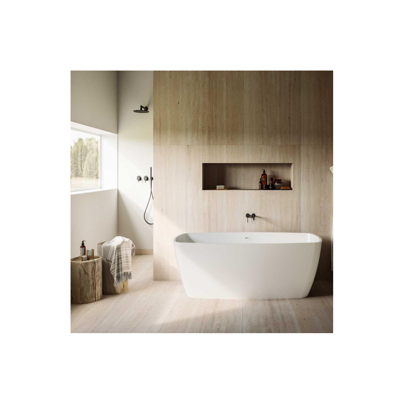 Glass 1989 Freya Freestanding bathtub