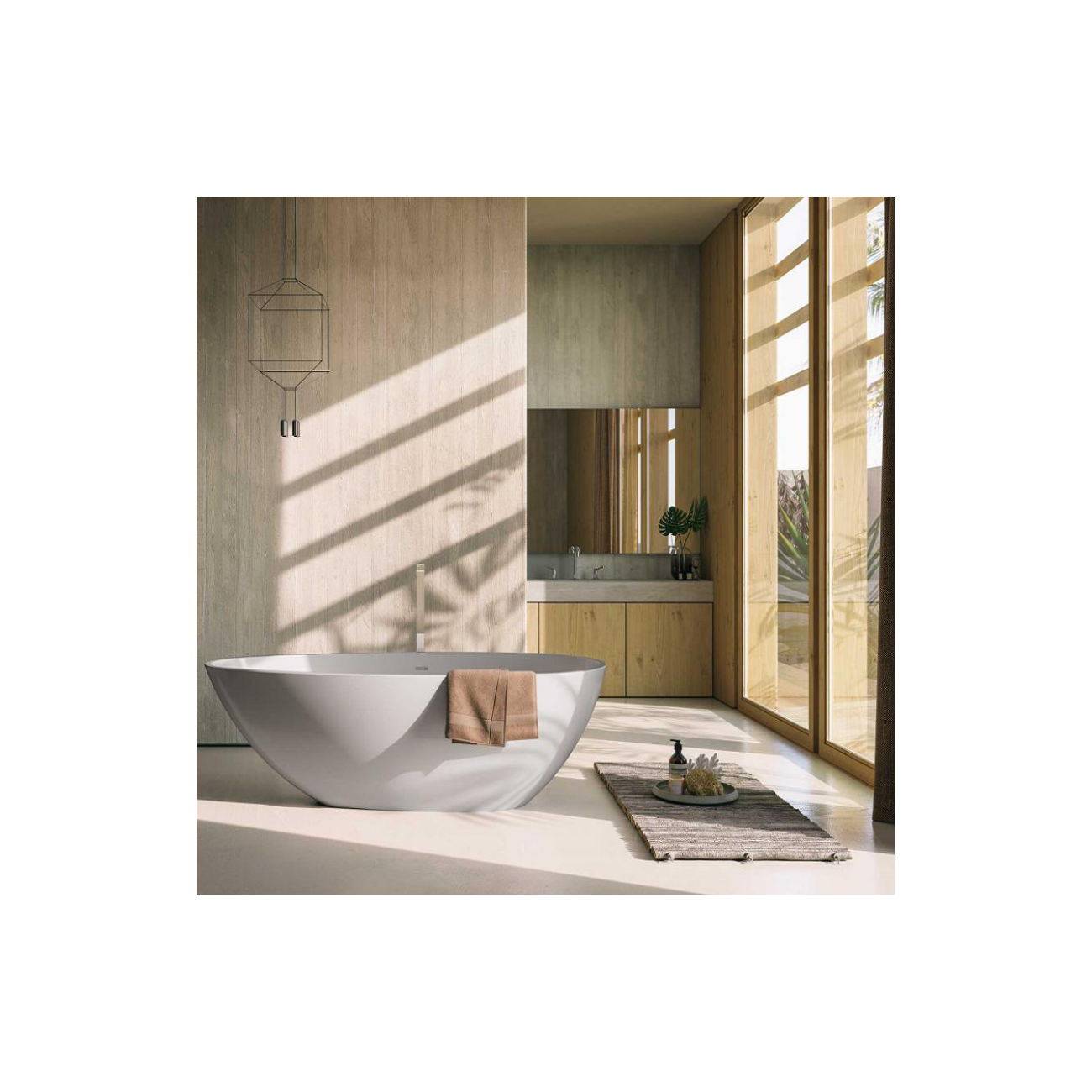 Glass 1989 Chloe baignoire en MineraLite