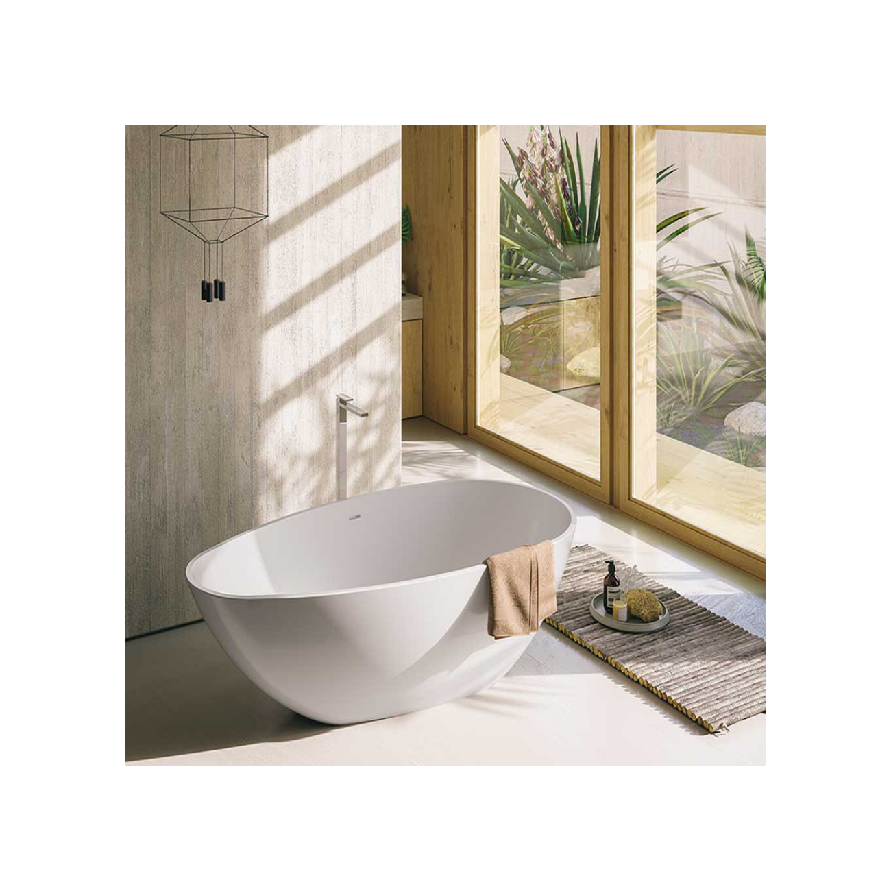 Glass 1989 Chloe baignoire en MineraLite