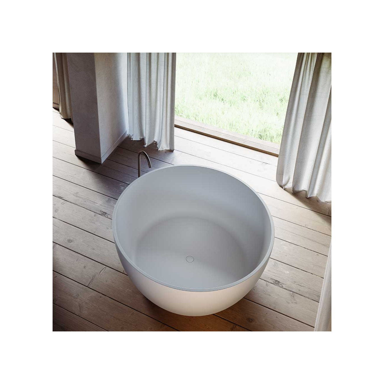 Glass 1989 Momoa baignoire en MineraLite