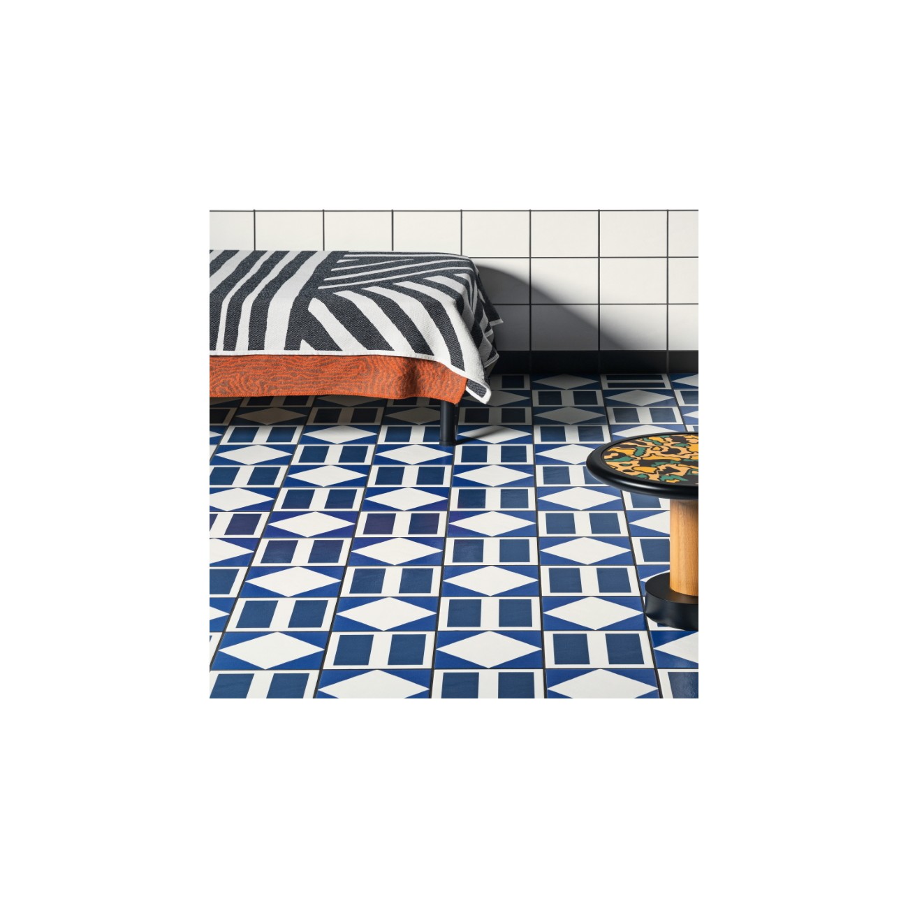 Mutina Mattonelle Margherita Rhonbus White