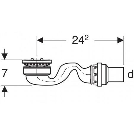 Geberit Piatto doccia Sestra