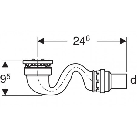 Geberit Plat de douche Sestra