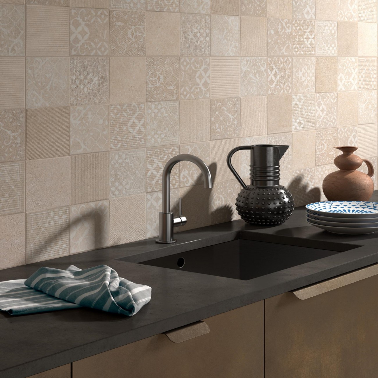 Ragno Arena Eterna Decoro History 3D rettificato 30x90