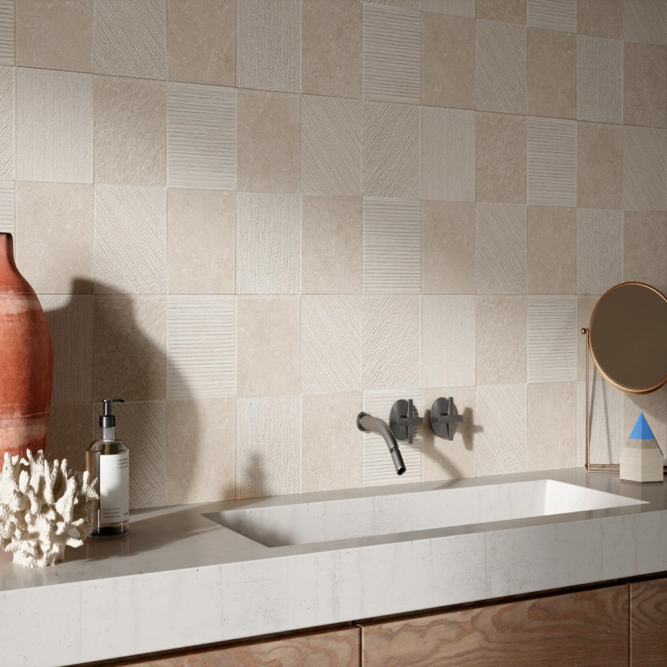 Ragno Eterna Blanco Struttura Quadro 3D rettificato 30x90