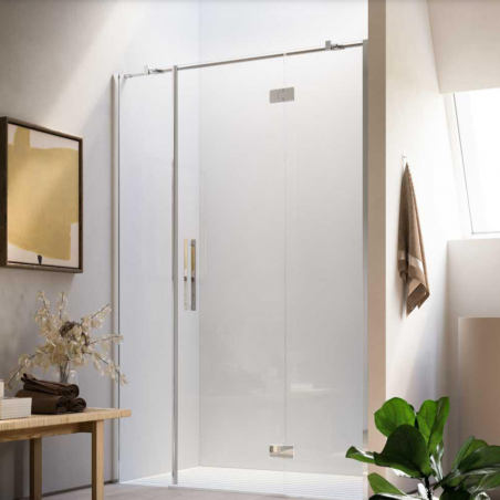 Glass 1989 Harlem Paroi de douche avec porte battante